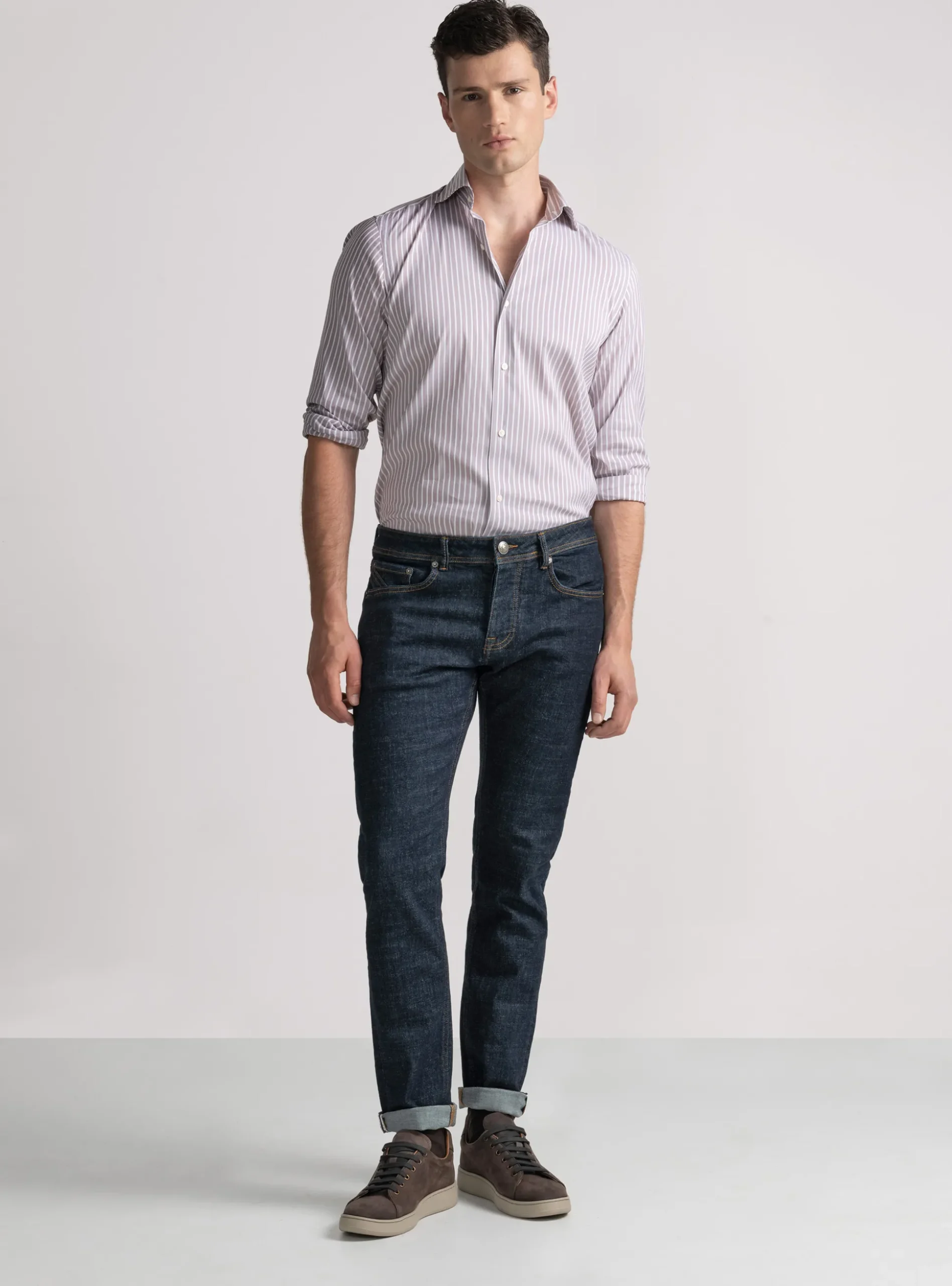5 tasche denim rinse wash