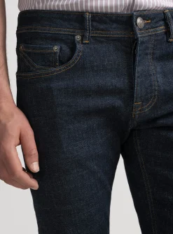 5 tasche denim rinse wash