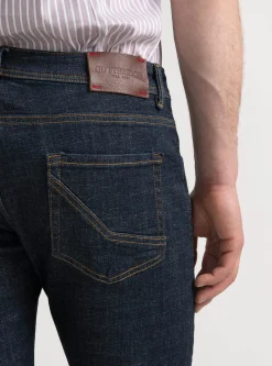5 tasche denim rinse wash