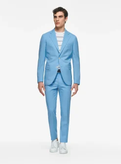 Abito azzurro in pura lana Vitale Barberis Canonico