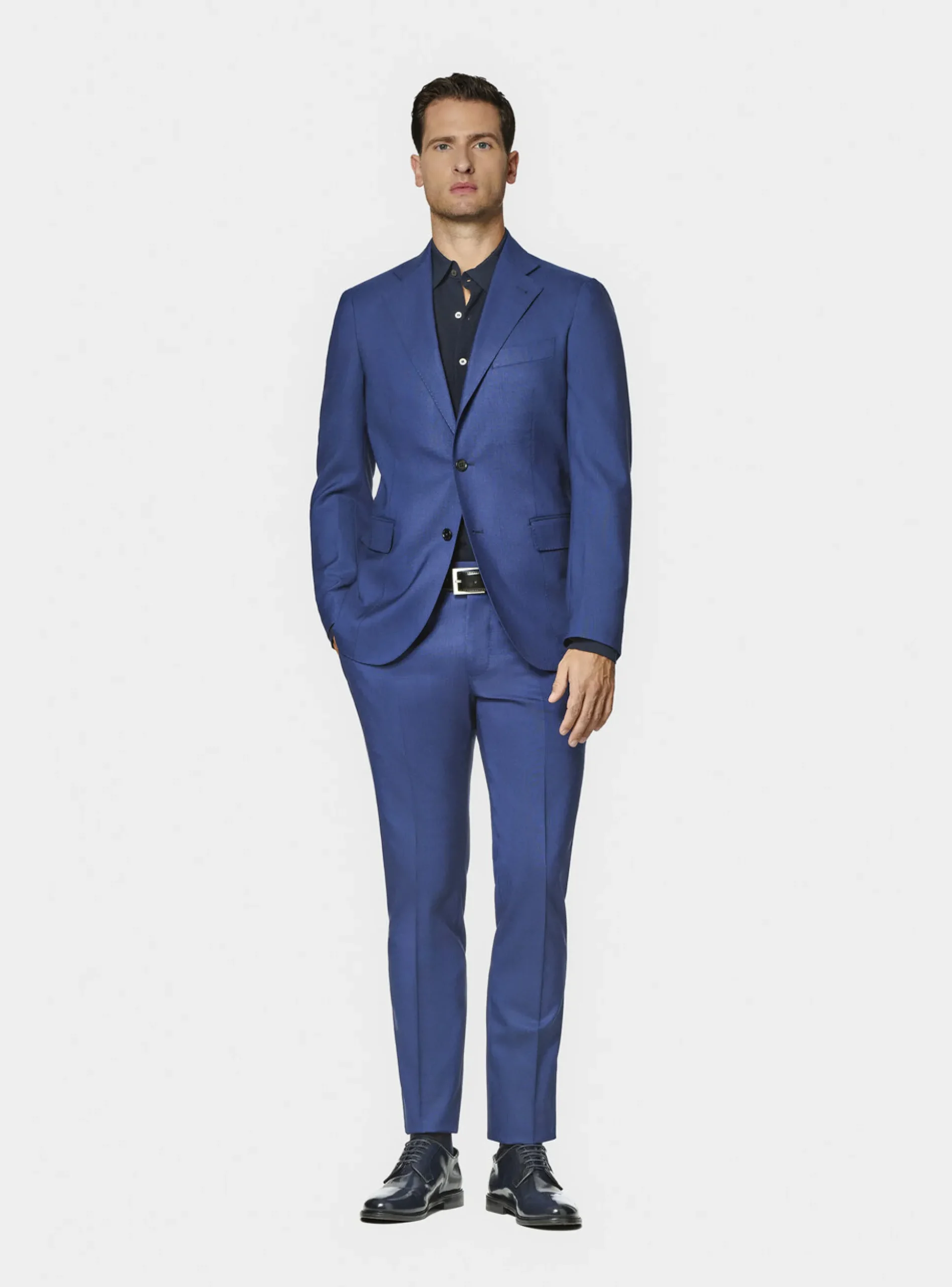 Abito blu in pura lana Vitale Barberis Canonico