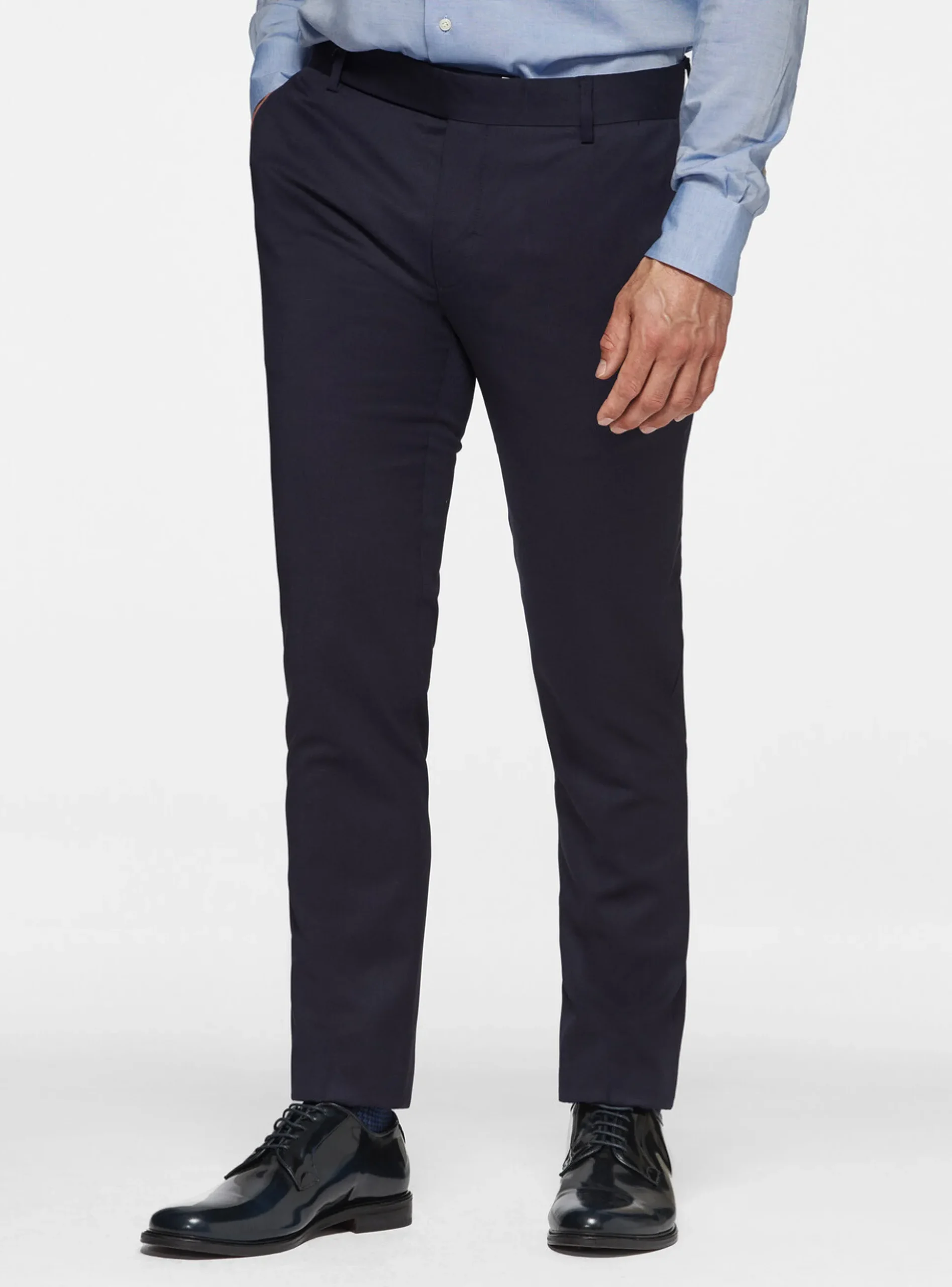 Abito blu navy in pura lana Reda