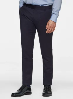 Abito blu navy in pura lana Reda