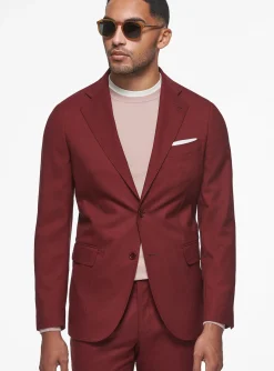 Abito bordeaux in pura lana Vitale Barberis Canonico