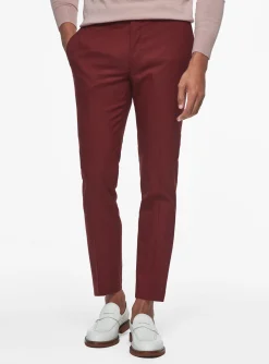 Abito bordeaux in pura lana Vitale Barberis Canonico
