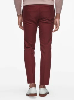 Abito bordeaux in pura lana Vitale Barberis Canonico