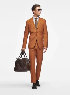 Abito caramello in pura lana Vitale Barberis Canonico