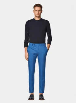 Abito ceruleo in pura lana Vitale Barberis Canonico