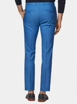 Abito ceruleo in pura lana Vitale Barberis Canonico