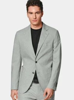 Abito grigio in cotone stretch