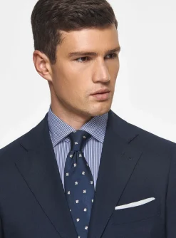Abito navy in pura lana Vitale Barberis Canonico