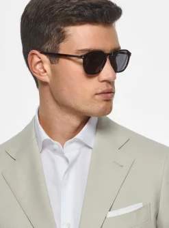 Abito panna in pura lana Vitale Barberis Canonico