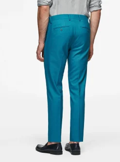 Abito petrolio in pura lana Vitale Barberis Canonico
