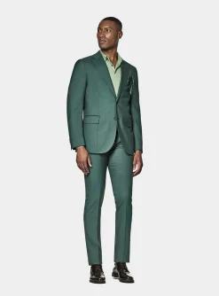 Abito verde in pura lana Vitale Barberis Canonico