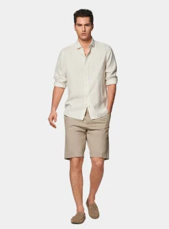 Bermuda in twill di cotone