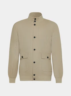 Bomber in puro lino