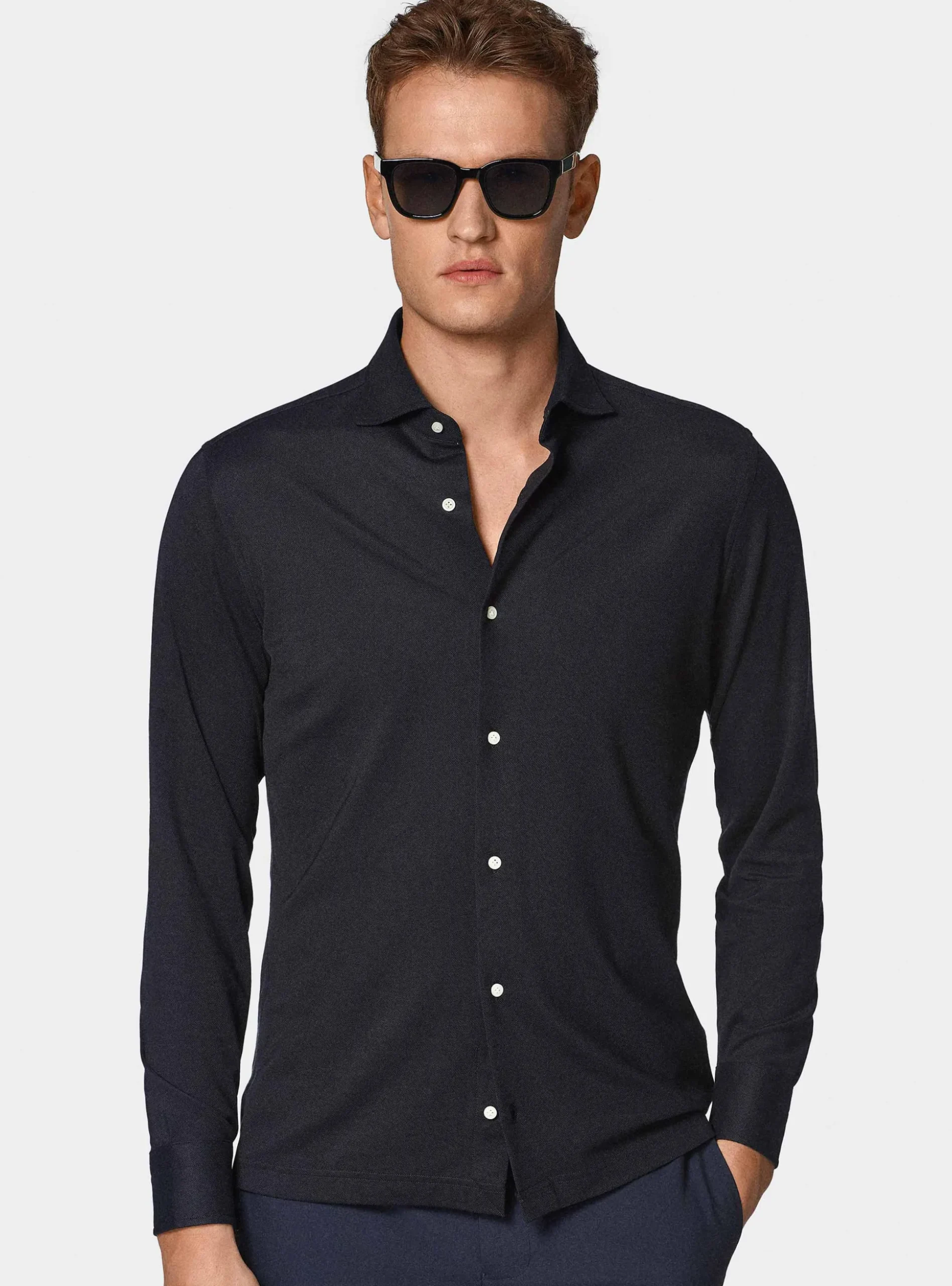 Camicia a polo GT01 in misto cotone piquet