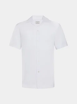 Camicia bowling in jersey di cotone