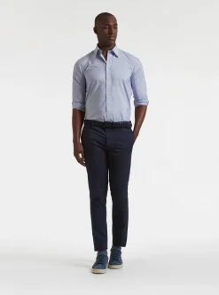 Camicia collo button down in misto cotone Ecomade