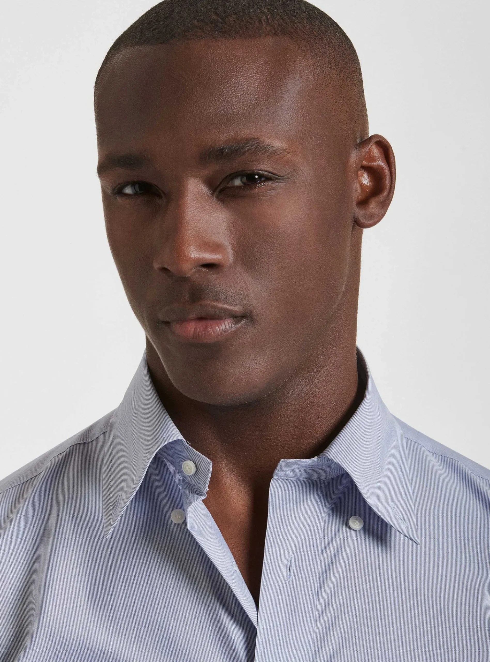 Camicia collo button down in misto cotone Ecomade