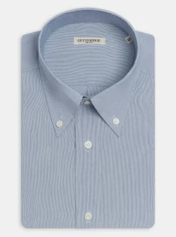 Camicia collo button down in misto cotone Ecomade