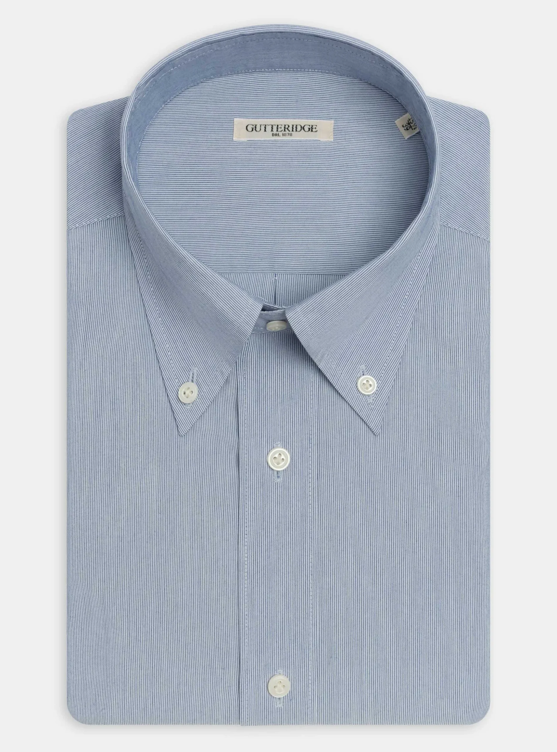 Camicia collo button down in misto cotone Ecomade