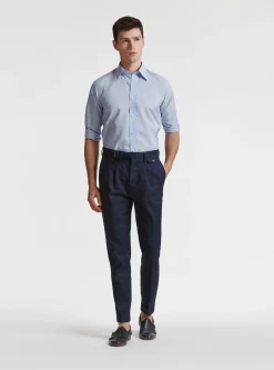 Camicia collo button down in misto cotone Ecomade