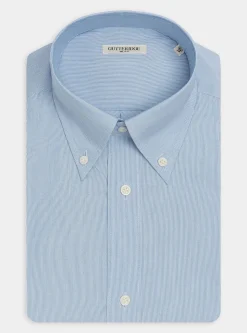 Camicia collo button down in misto cotone Ecomade