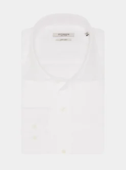Camicia collo italiano in puro lino