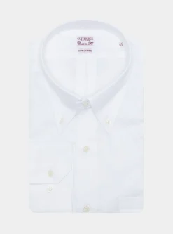 Camicia confortevole in oxford di cotone