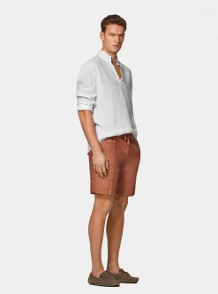 Camicia coreana in puro lino