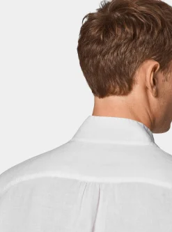 Camicia coreana in puro lino