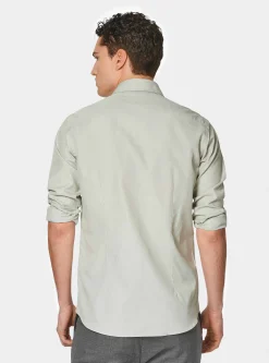 Camicia in fil a fil di cotone