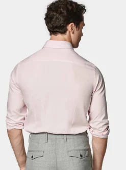 Camicia in fil a fil di cotone