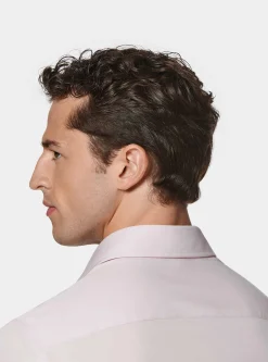 Camicia in fil a fil di cotone