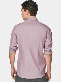 Camicia in fil a fil di cotone