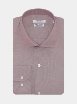Camicia in fil a fil di cotone