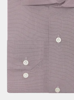 Camicia in fil a fil di cotone