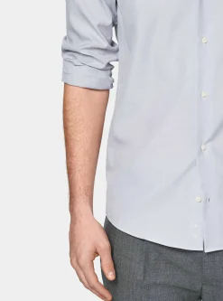 Camicia in fil a fil di cotone