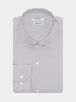 Camicia in fil a fil di cotone