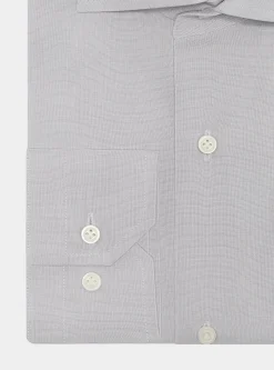 Camicia in fil a fil di cotone