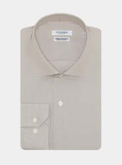 Camicia in fil a fil di cotone