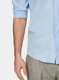 Camicia in fil a fil di cotone