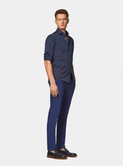 Camicia in fil a fil di cotone
