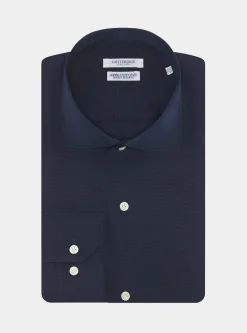 Camicia in fil a fil di cotone