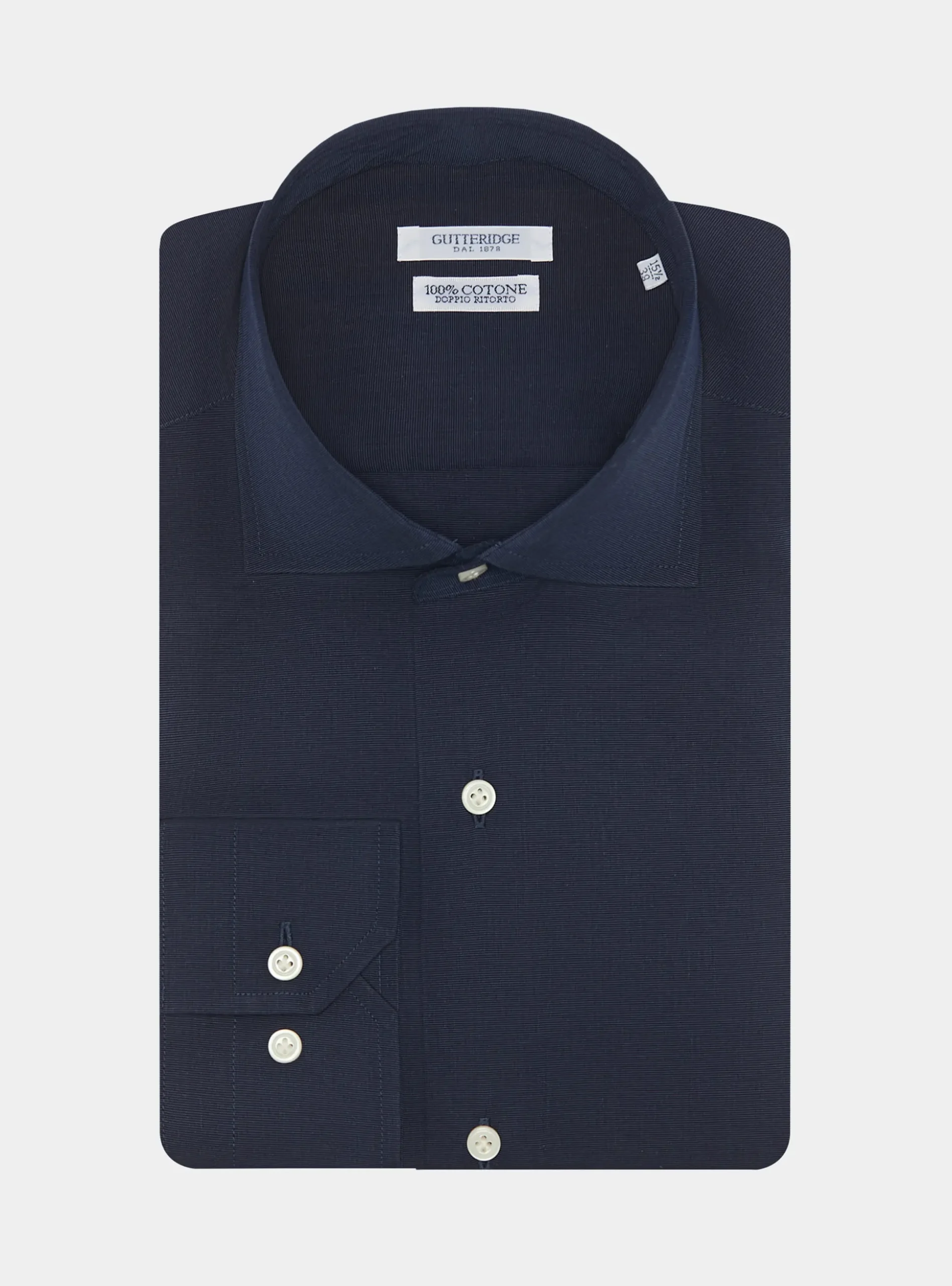 Camicia in fil a fil di cotone