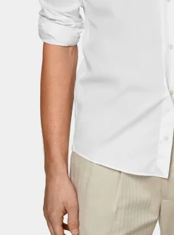 Camicia in fil a fil di cotone