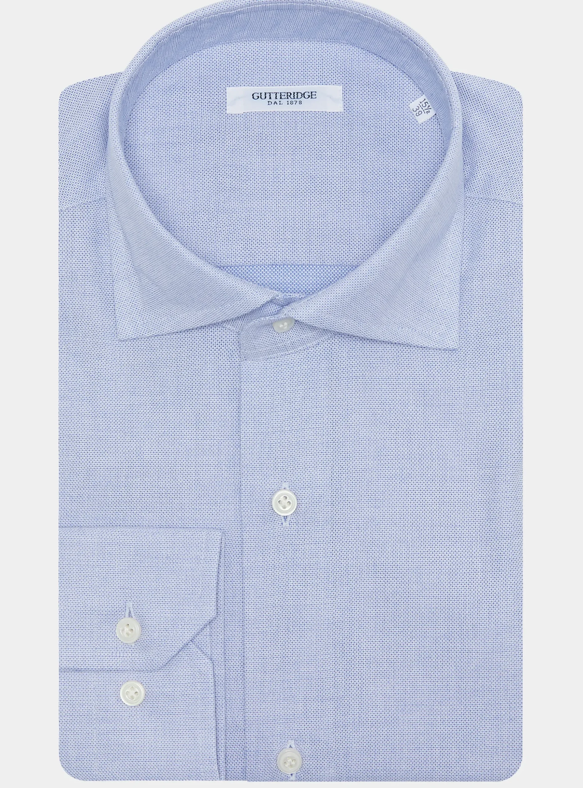 Camicia in misto cotone operato