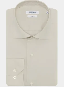 Camicia in popeline stretch