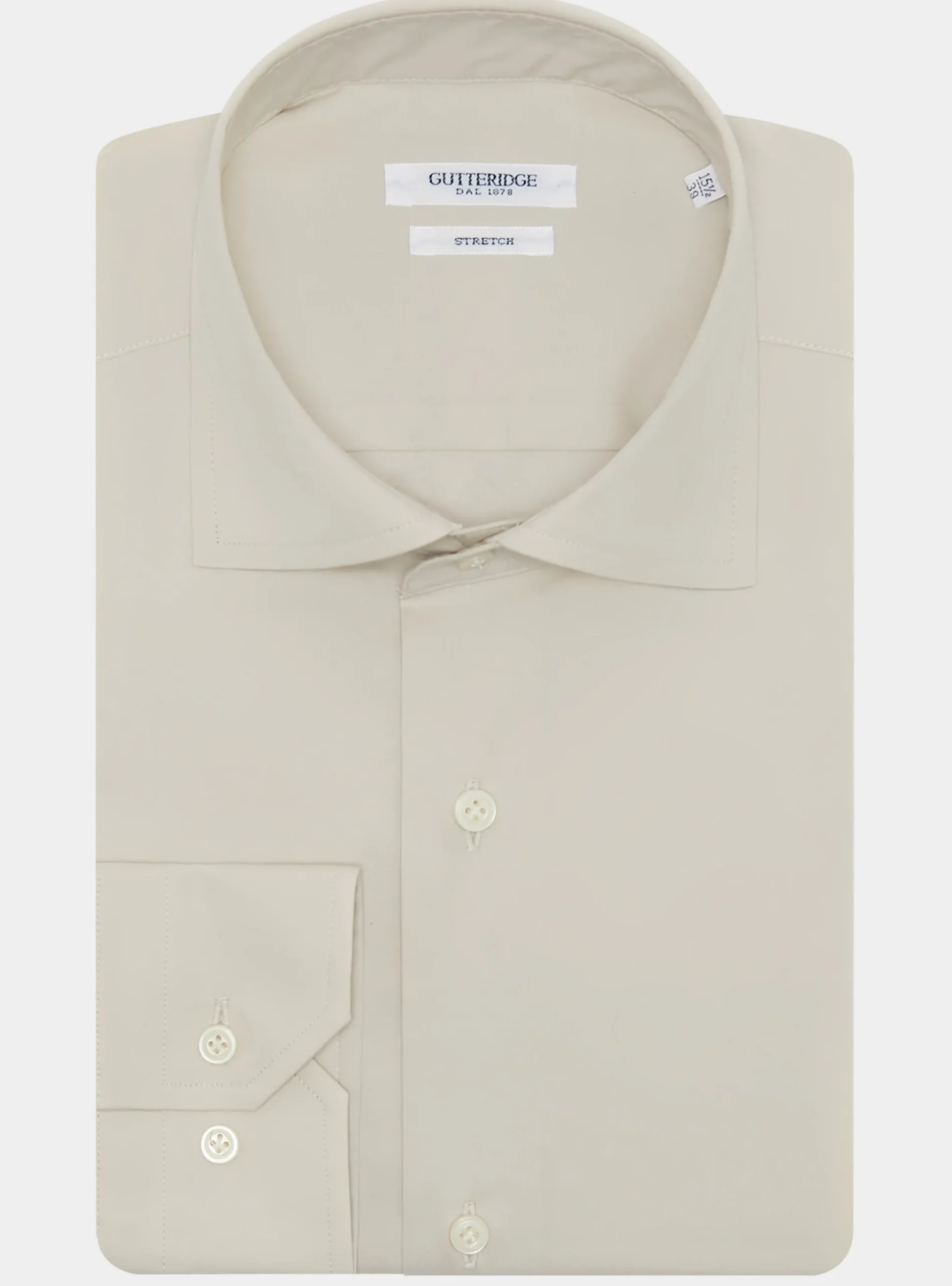 Camicia in popeline stretch